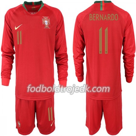 Portugal VM 2018 BERNARDO 11 Børn Hjemme - Fodboldtrøjer(L/S) Portugal VM 2018 BERNARDO 11 Børn Hjemme - Fodboldtrøjer(L/S)